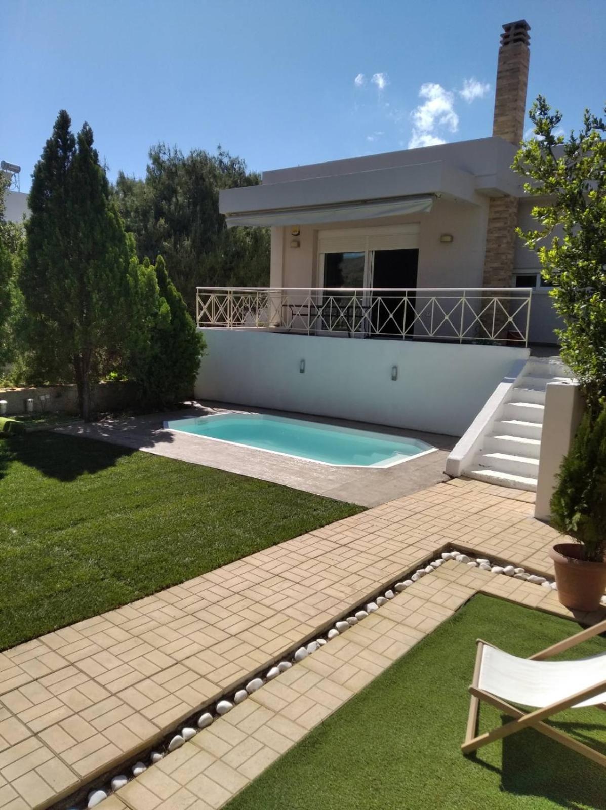 Cozy Villa Vita Lagonisi Kalivia Thorikou エクステリア 写真