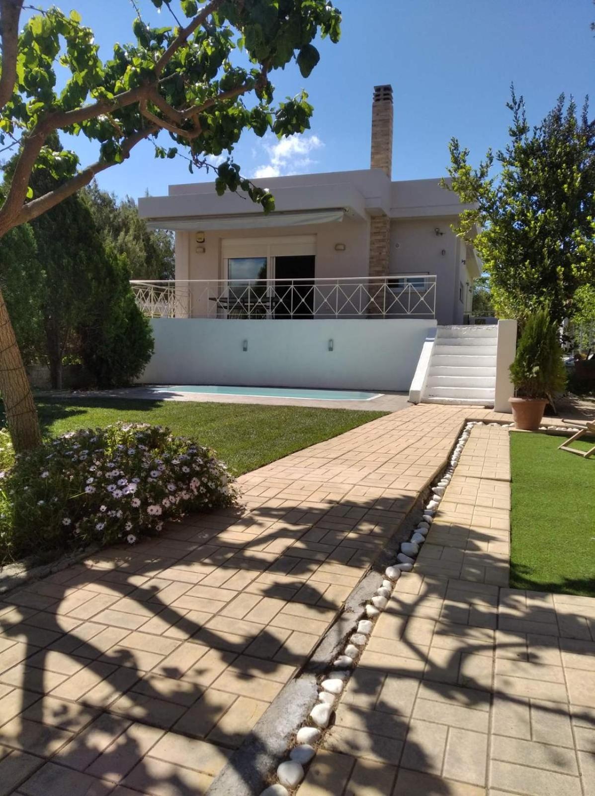 Cozy Villa Vita Lagonisi Kalivia Thorikou エクステリア 写真